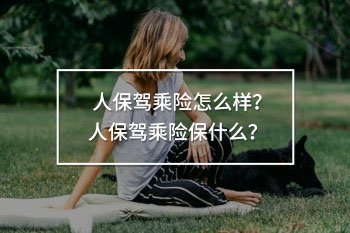 駕乘險(xiǎn)保什么