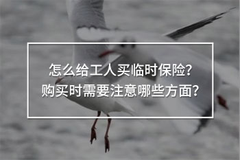 怎么給工人購(gòu)買(mǎi)臨時(shí)保險(xiǎn)
