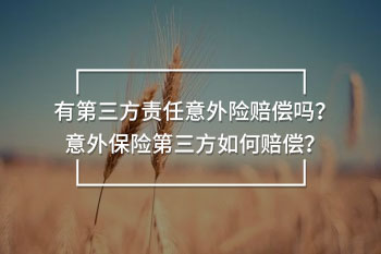 意外保險(xiǎn)第三方如何賠償
