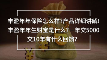 豐盈年年年金保險