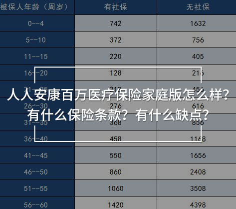 人人安康百萬醫(yī)療保險