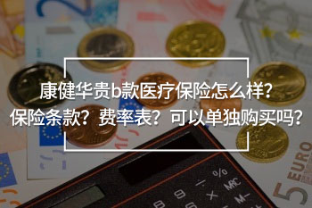 康健華貴b款醫(yī)療保險