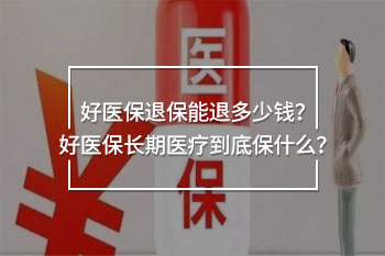 好醫(yī)保退保能退多少錢