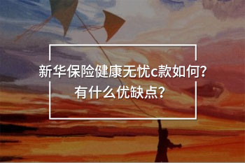新華保險(xiǎn)健康無(wú)憂c款