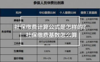 社保繳費(fèi)計(jì)算公式是怎樣的？社保繳費(fèi)基數(shù)怎么算