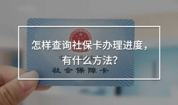 怎樣查詢社?？ㄞk理進度，有什么方法？