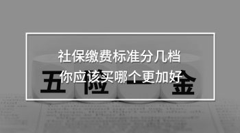 社保繳費標準分幾檔 你應該買哪個更加好