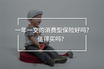 一年一交的消費(fèi)型保險好嗎?值得買嗎?  
