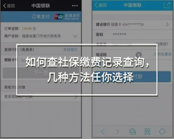 如何查社保繳費(fèi)記錄查詢