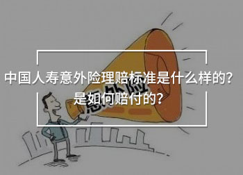 中國(guó)人壽意外險(xiǎn)理賠標(biāo)準(zhǔn)