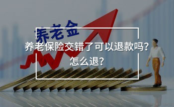 快來(lái)了解了解養(yǎng)老保險(xiǎn)交錯(cuò)了可以退款嗎