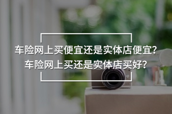 車險(xiǎn)網(wǎng)上買(mǎi)便宜還是實(shí)體店