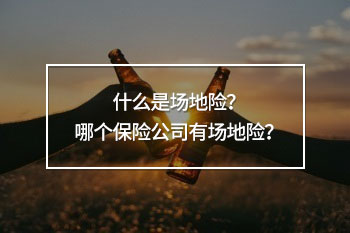 哪個(gè)保險(xiǎn)公司有場(chǎng)地險(xiǎn)