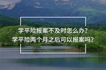 學(xué)平險兩個月之后可以報案嗎