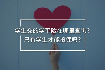 學(xué)生交的學(xué)平險在哪里查詢