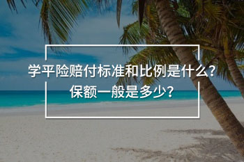 學(xué)平險賠付標(biāo)準(zhǔn)和比例是什么