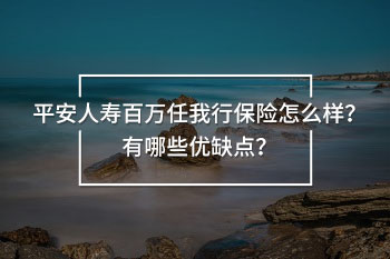 平安人壽百萬(wàn)任我行保險(xiǎn)怎么樣？有哪些優(yōu)缺點(diǎn)？