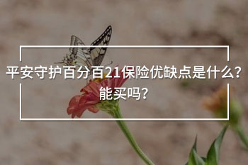 平安守護(hù)百分百21保險(xiǎn)優(yōu)缺點(diǎn)是什么？能買嗎？