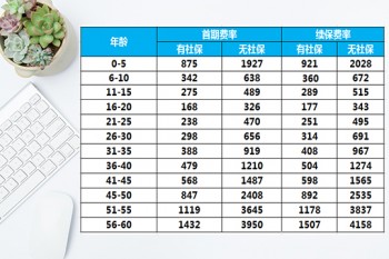 中國(guó)人壽百萬醫(yī)療險(xiǎn)費(fèi)率表，怎么樣？