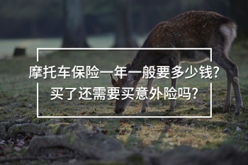 摩托車保險一年一般要多少錢