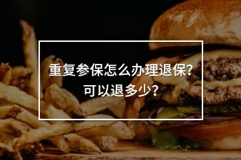 重復(fù)參保怎么辦理退保