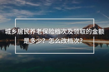 城鄉(xiāng)居民養(yǎng)老保險檔次及領(lǐng)取的金額是多少？怎么改檔次？