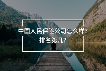 中國人民保險公司怎么樣