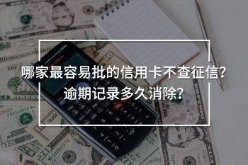最容易批的信用卡不查征信