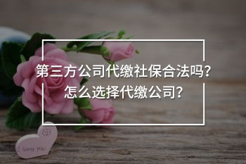第三方公司代繳社保
