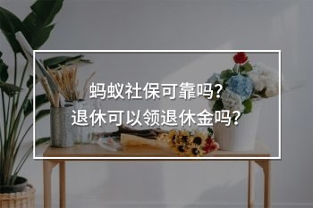 螞蟻社保可靠嗎