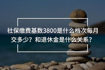 社保繳費(fèi)基數(shù)3800是什么檔次