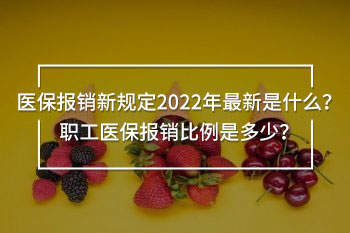 醫(yī)保報銷新規(guī)定2022年最新