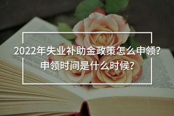 2022年失業(yè)補助金政策