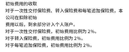中國人壽萬能賬戶費用怎么收