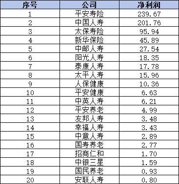2024年中國(guó)前二十名保險(xiǎn)公司有哪些