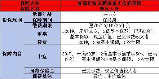陽光康瑞倍致龍騰版怎么樣？從亮點和不足來看