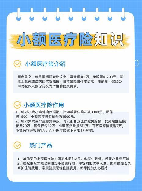 成人小額醫(yī)療險哪個好？推薦這四款