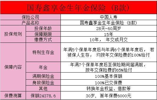 國(guó)壽鑫享金生年金保險(xiǎn)b款怎么返錢(qián)
