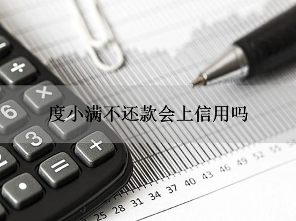 度小滿(mǎn)不還款會(huì)上信用嗎