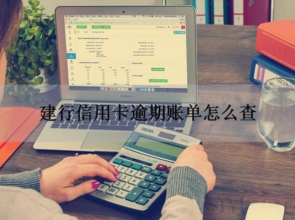 建行信用卡逾期賬單
