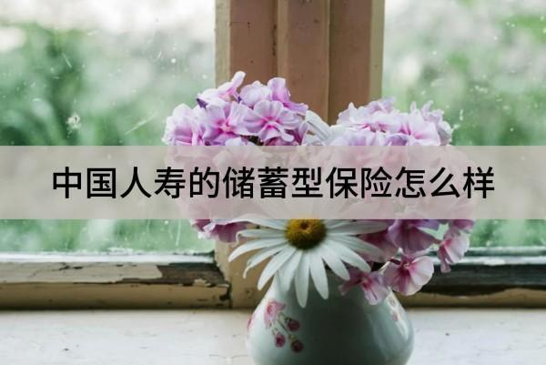 中國(guó)人壽的儲(chǔ)蓄型保險(xiǎn)怎么樣？適合哪些人？