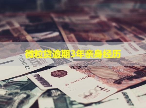 微粒貸逾期3年親身經(jīng)歷，如何解決