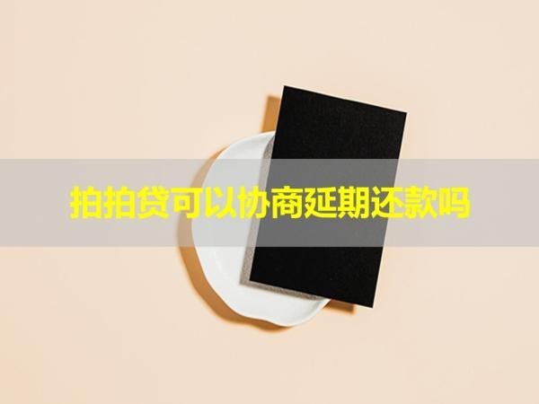 拍拍貸可以協(xié)商延期還款嗎？大膽嘗試