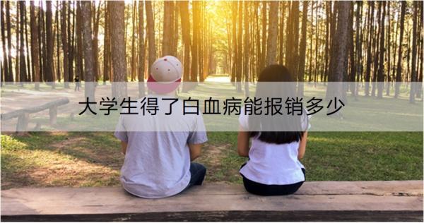 大學(xué)生得了白血病能報(bào)銷多少