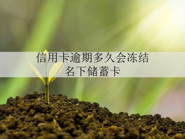信用卡逾期多久會凍結(jié)名下儲蓄卡？暫時還不上咋辦？
