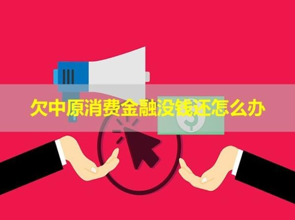 欠中原消費(fèi)金融沒錢還怎么辦？詳細(xì)說(shuō)明