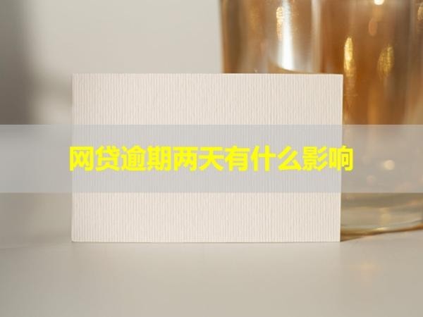 網(wǎng)貸逾期兩天有什么影響？看看細節(jié)