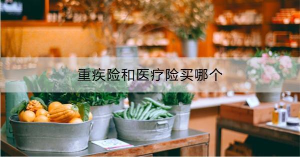 重疾險和醫(yī)療險買哪個