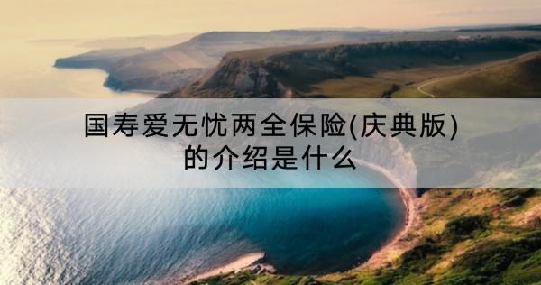 國壽愛無憂兩全保險(慶典版)的介紹是什么？多少錢？