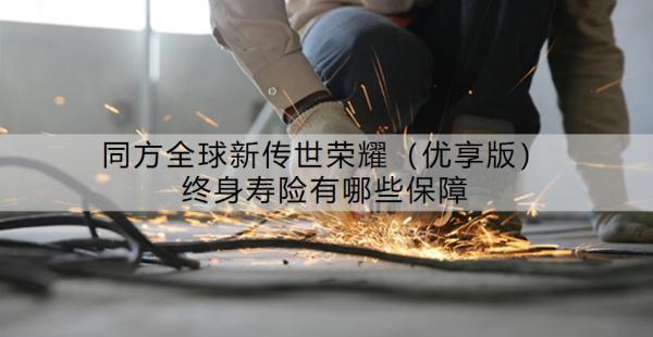 同方全球新傳世榮耀（優(yōu)享版）終身壽險(xiǎn)有哪些保障？值得買嗎？
